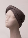 Mørk grå bambus turban thumbnail