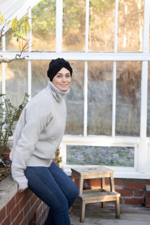 Sort turban bambus