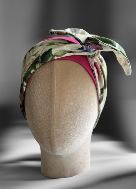 Tropisk twist bånd, med den enkle luen vår i fuksia